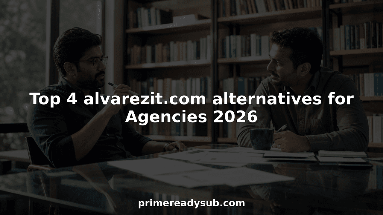 Top 4 alvarezit.com alternatives for Agencies 2026
